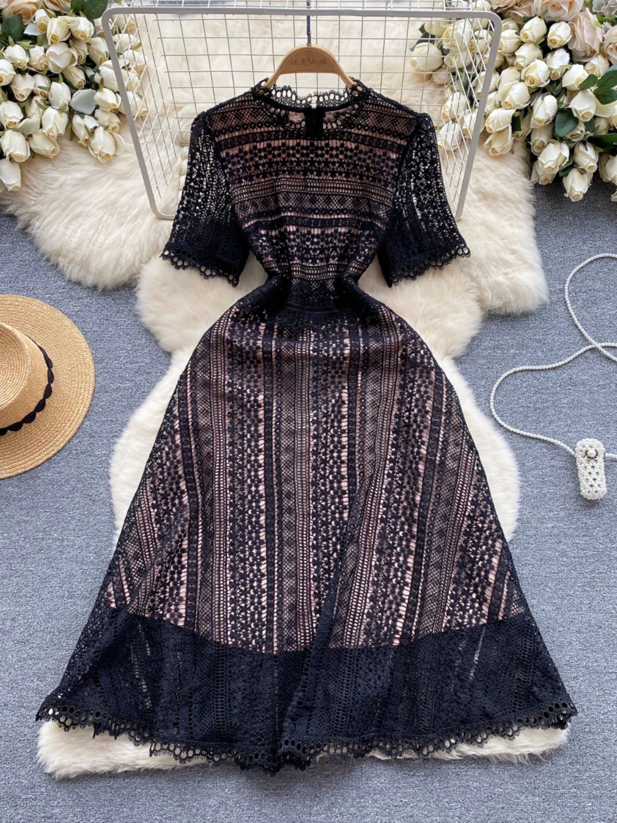 New York baby lace dress FD1121 image