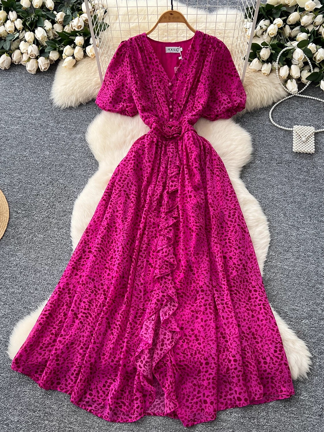 Casual baddie luxury dress CD610 image