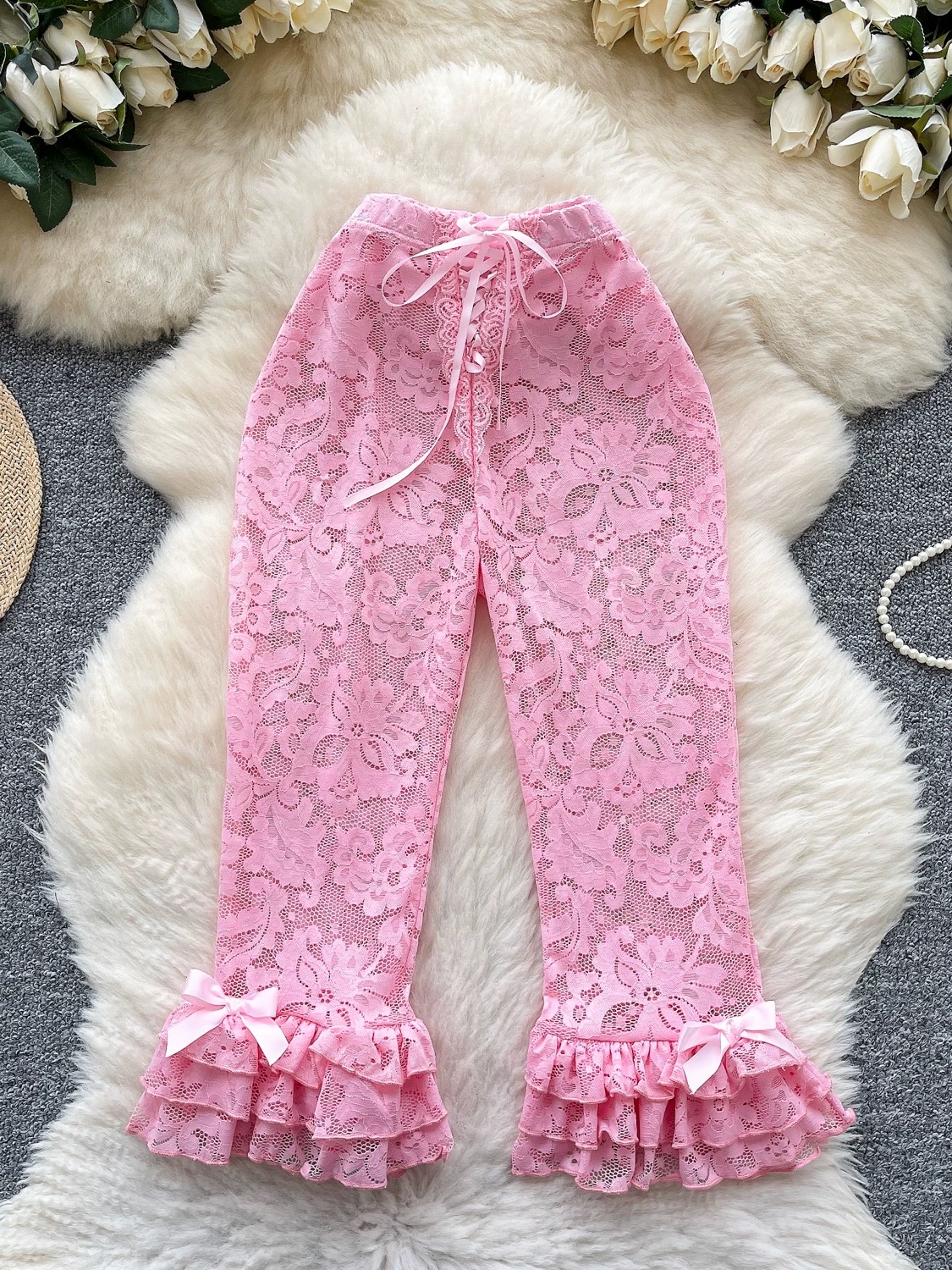 Brighten up the night lace pants CP26 image