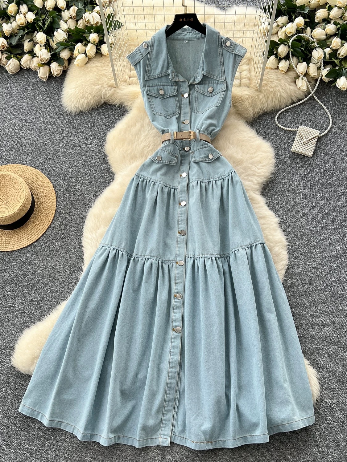Isadora denim dress DD107 image