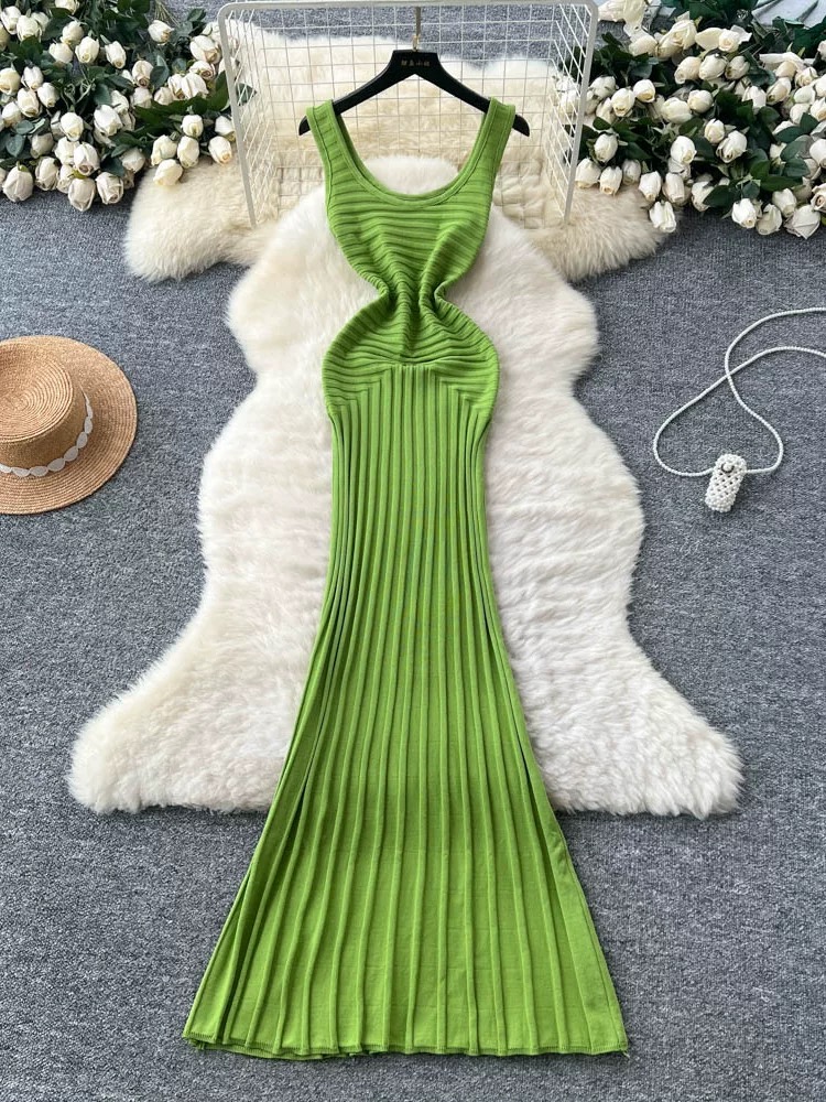 Come from old money knitted dress KD237 image