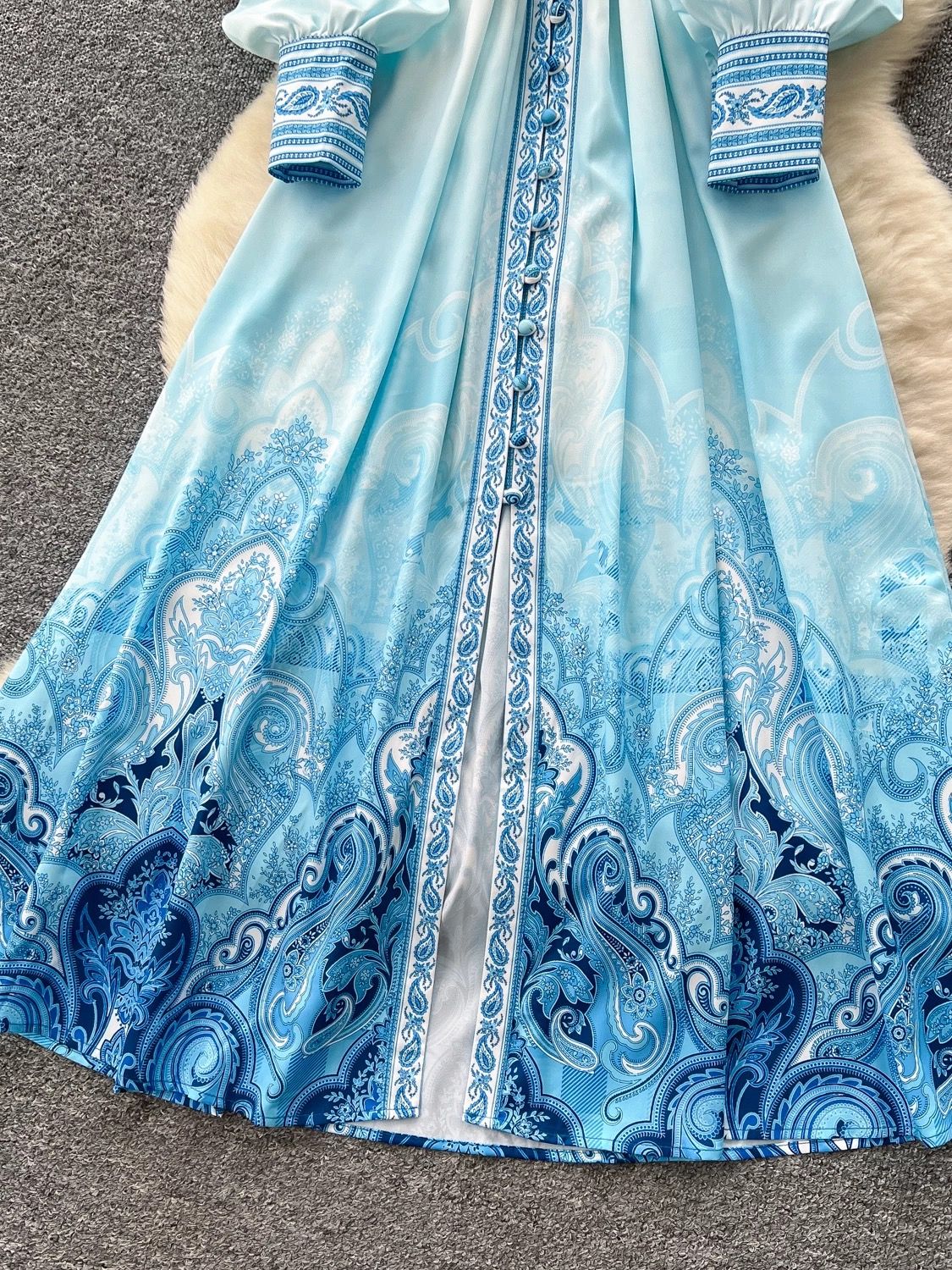 Space girl print dress ED156 image