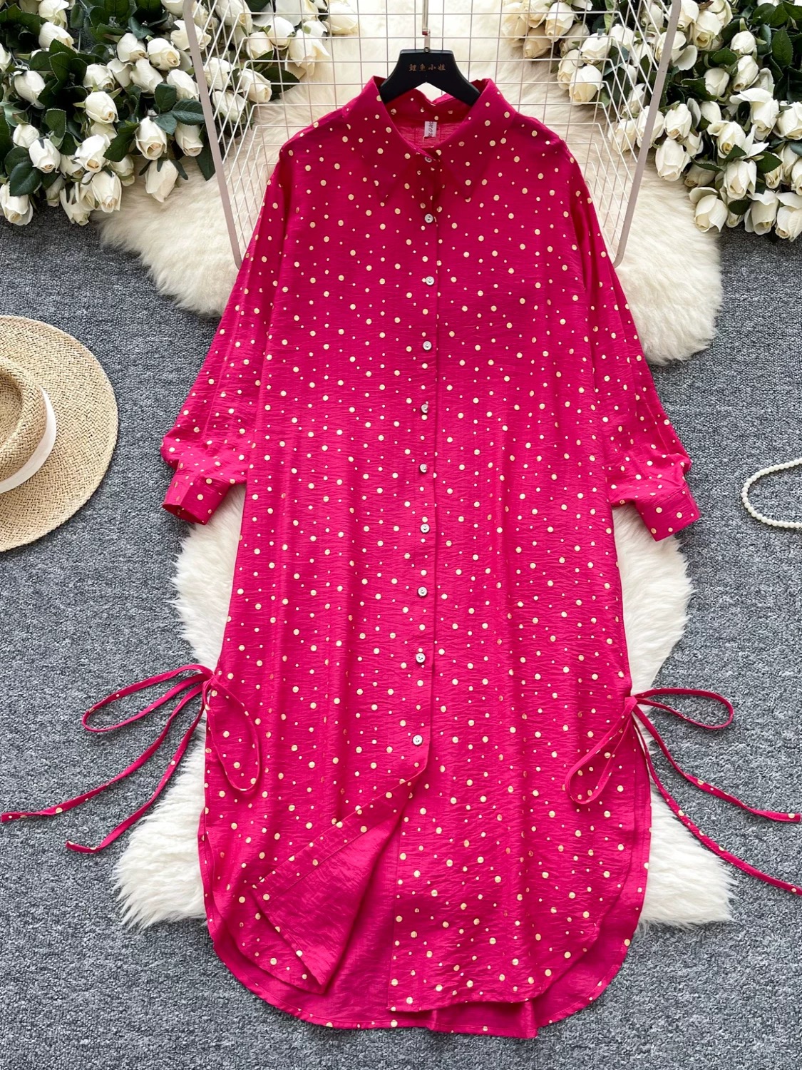 Cupid charm shirt dress SD108 image