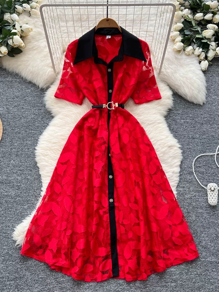 Miss rebel lace dress FD356 image