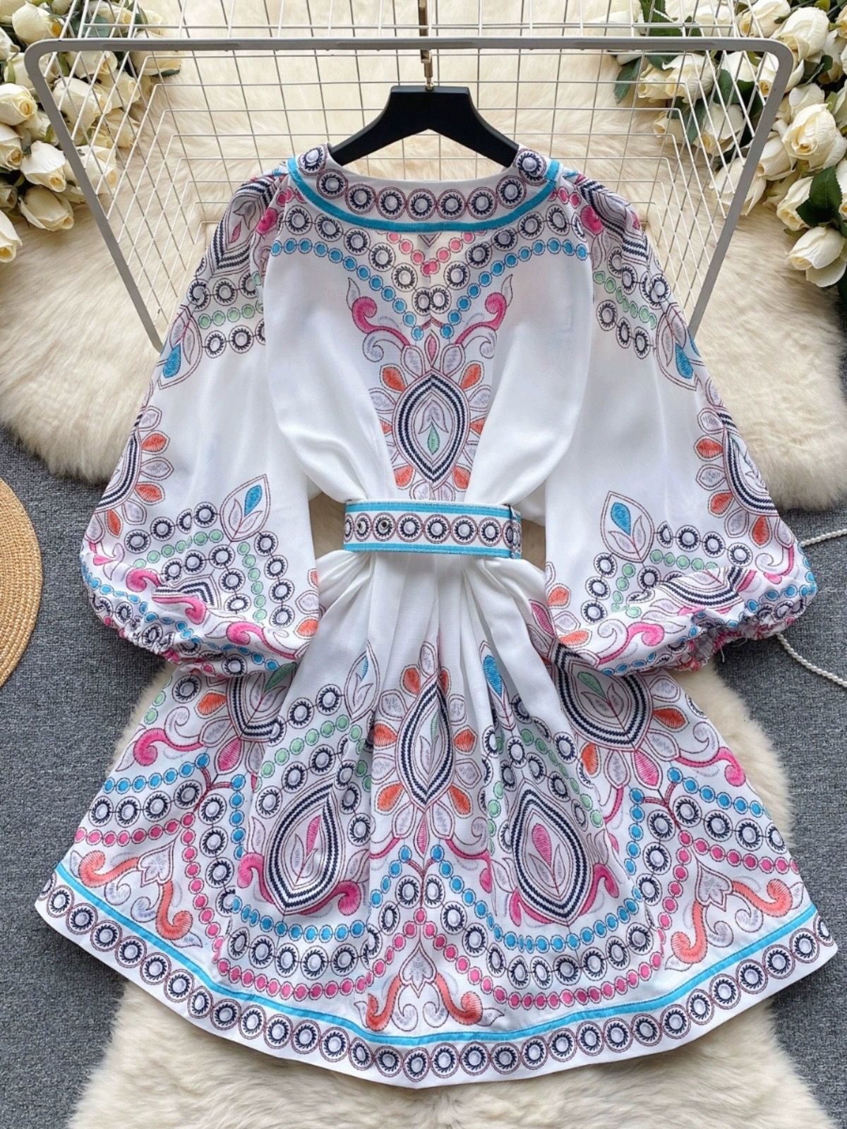 Tropical vibes dress ED281 image