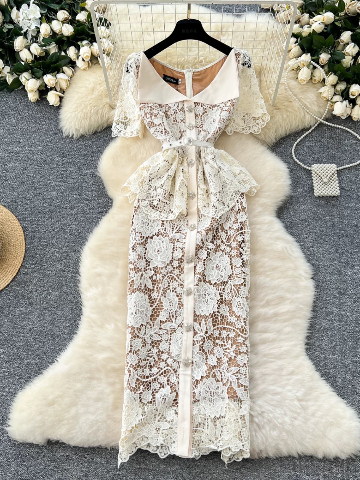 Show you off lace dress FBC333 image