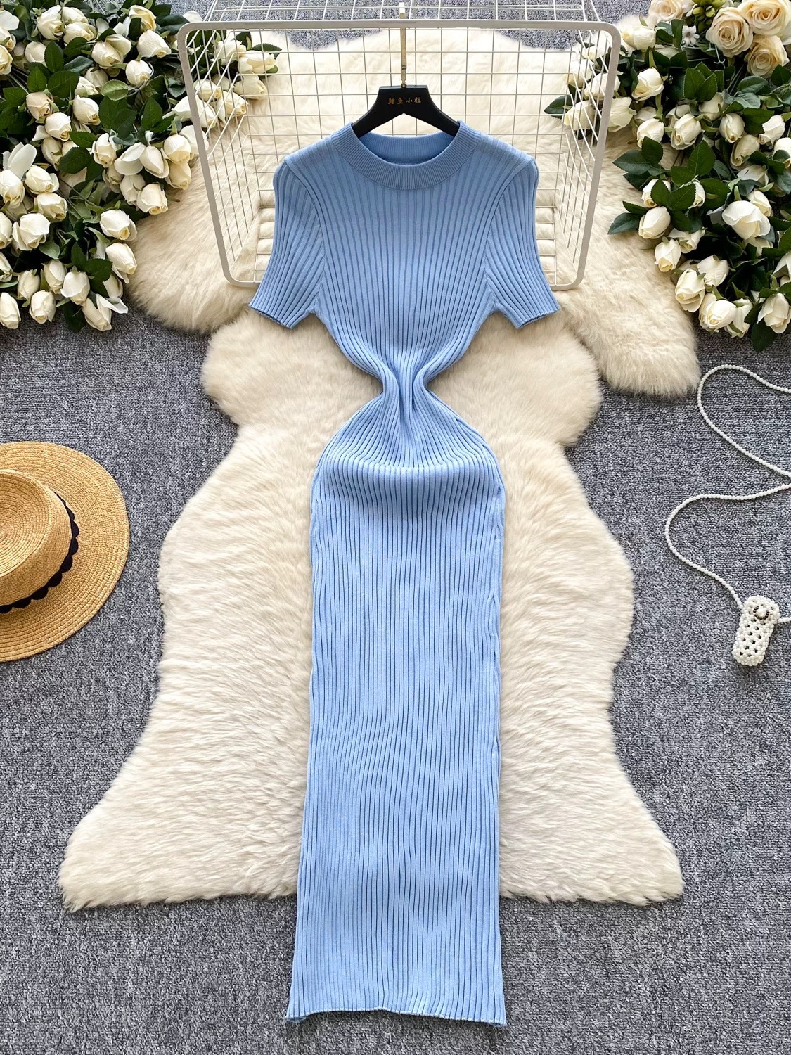 Can’t commit knitted dress KBC168 image