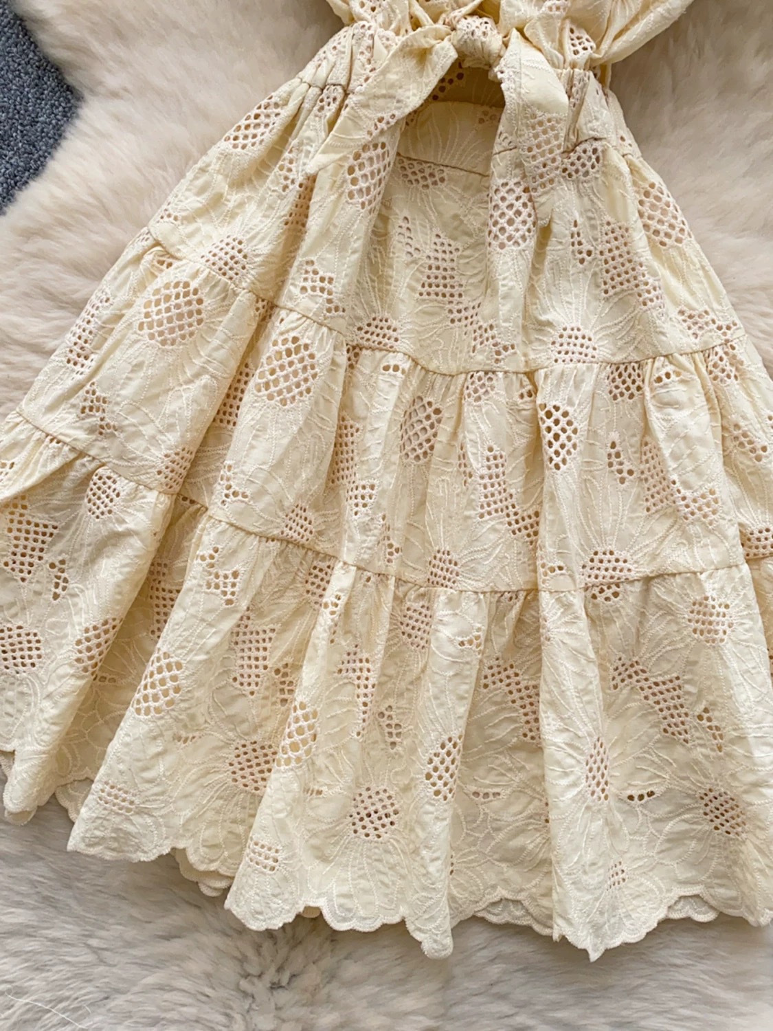 Beat you to it lace dress CD1396 image