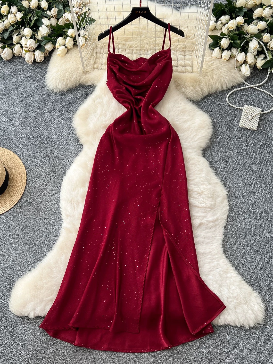 Reserved for you silk dress FD403 image