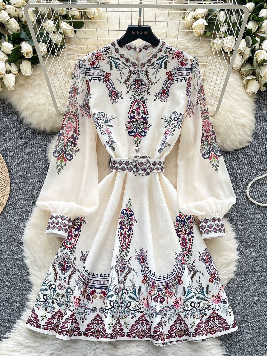 End of the road print dress ED146 image