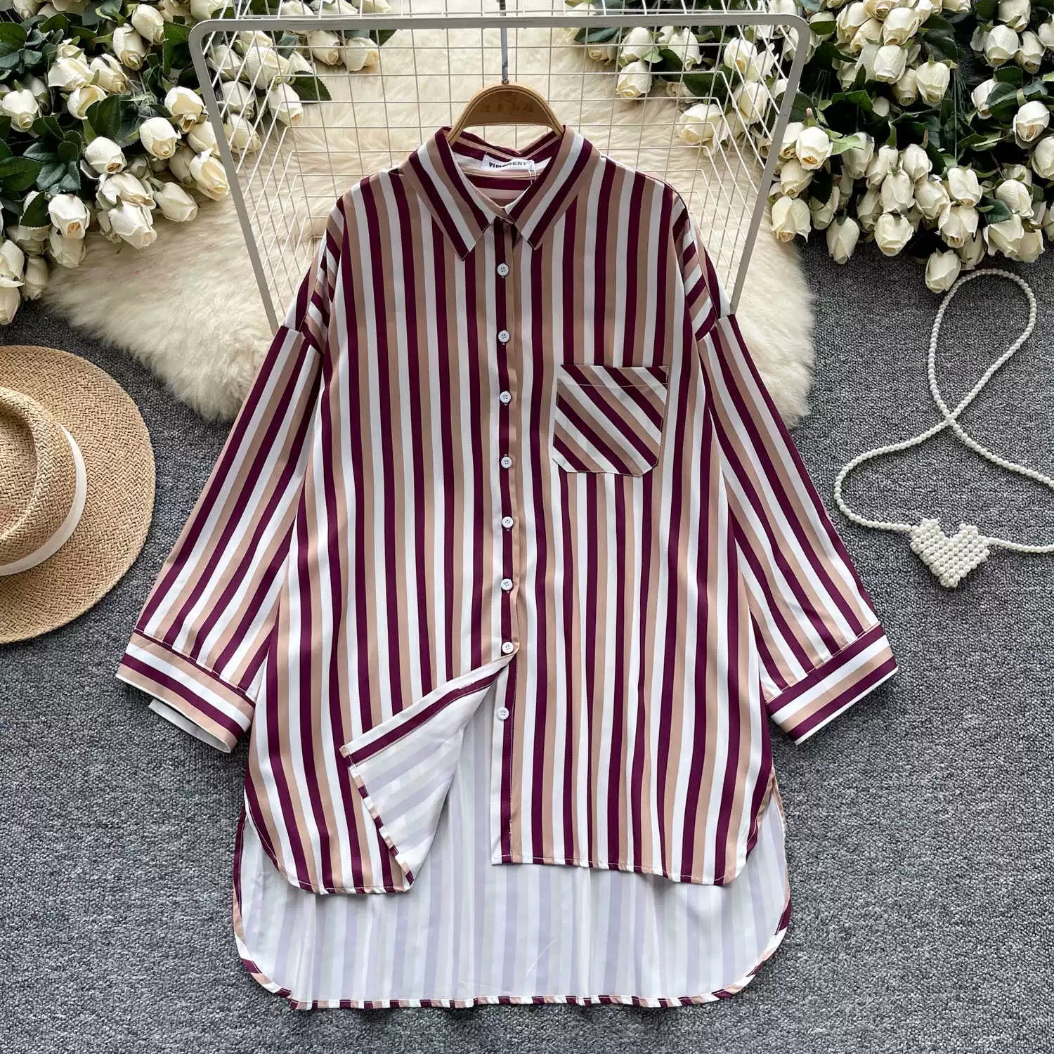 How I played you stripes shirt SH169 image