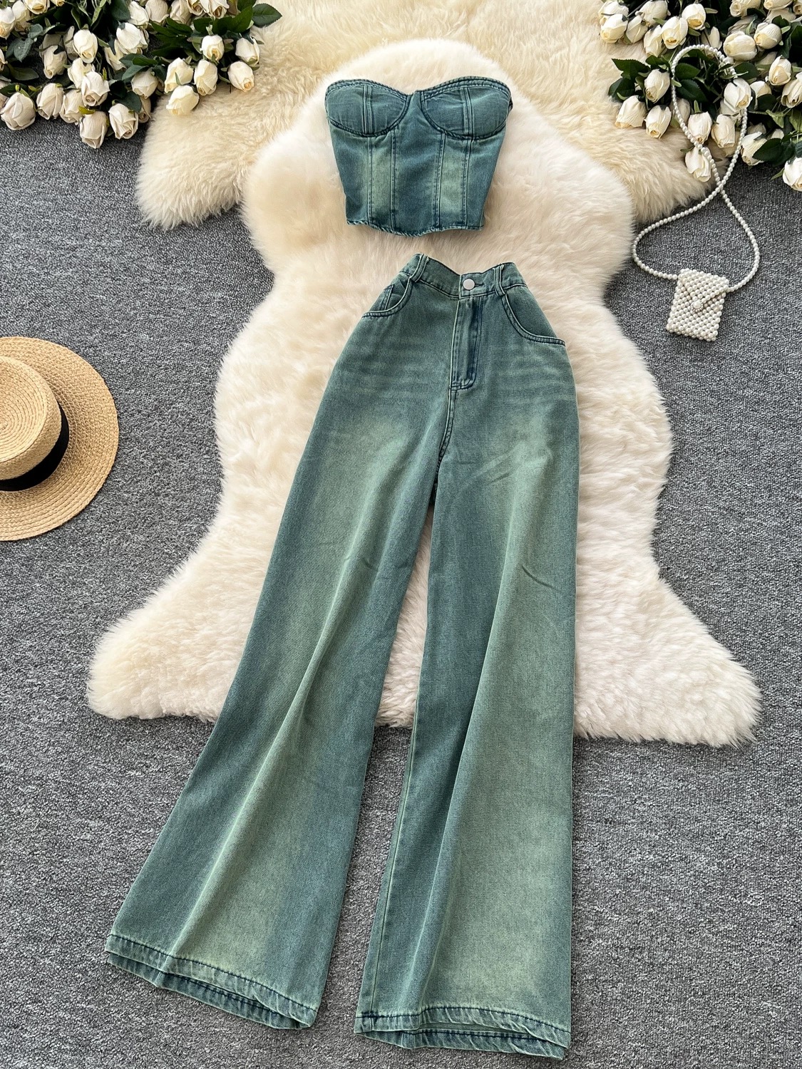 Party lover denim set DTP145 image