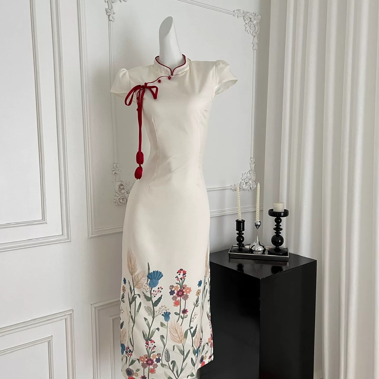 Vibes on vibes print dress CD255 image