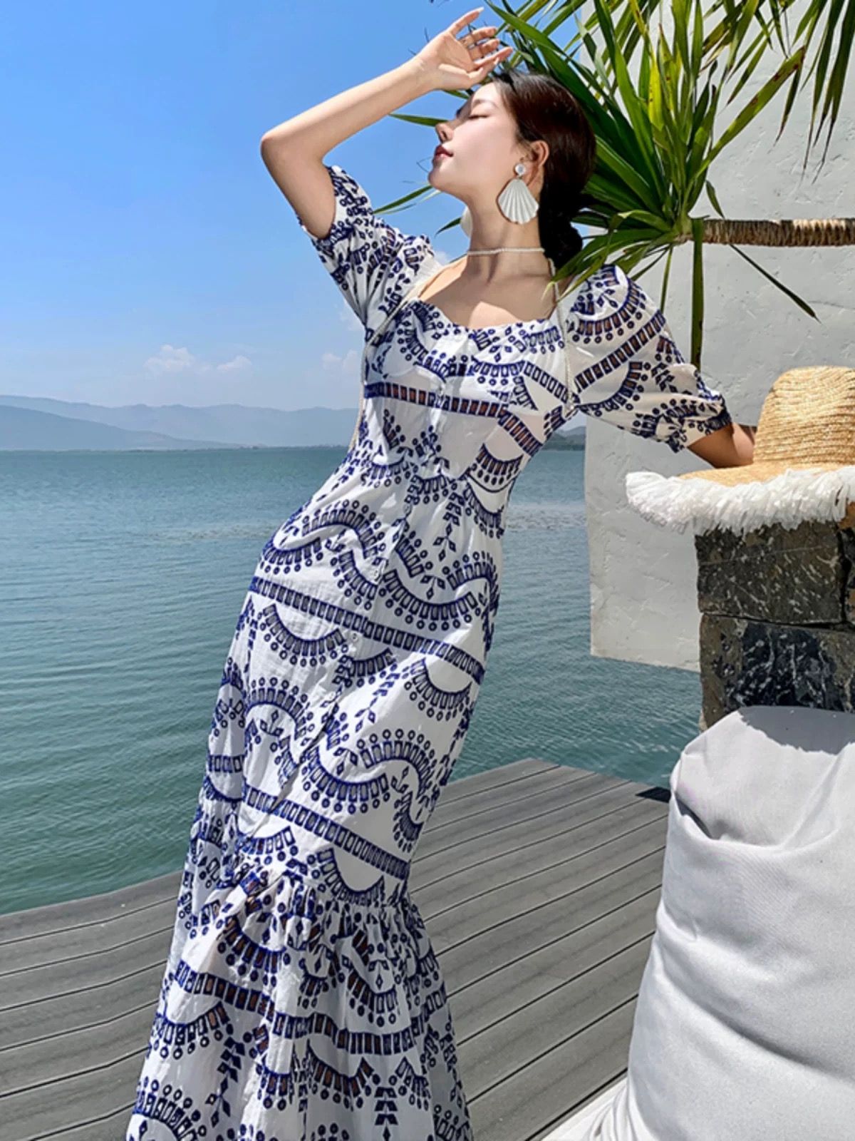 Meet someone new lace dress CD919 image