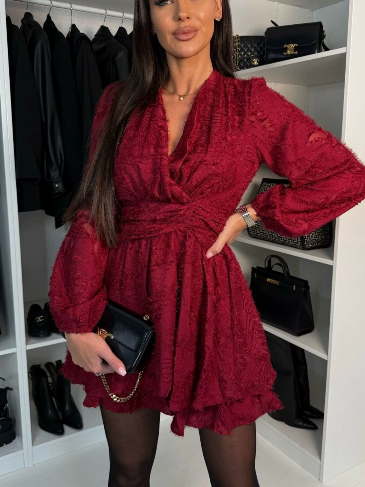 Night motive dress CD899 image