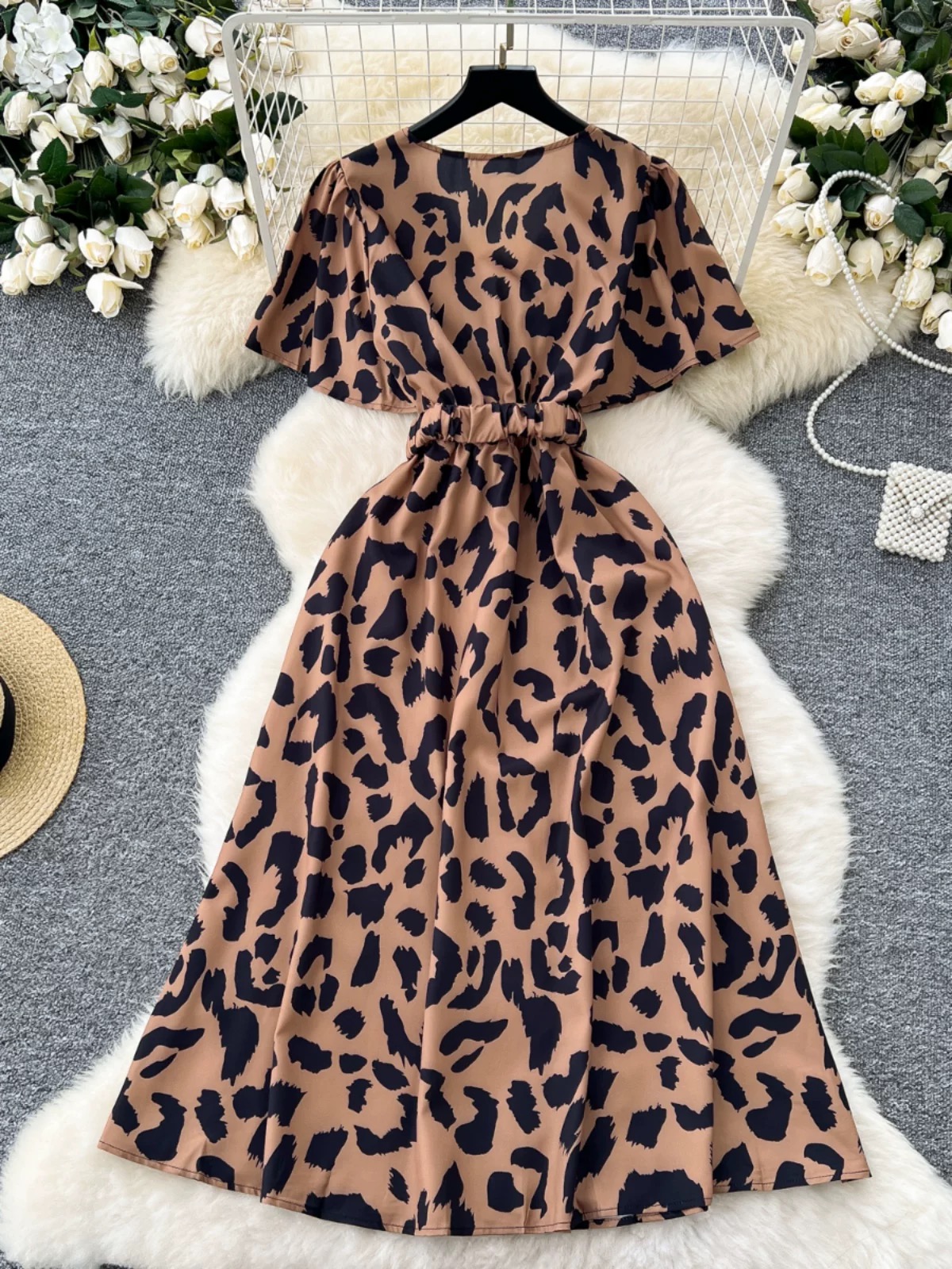 Enchanted dreams print dress  CD865 image