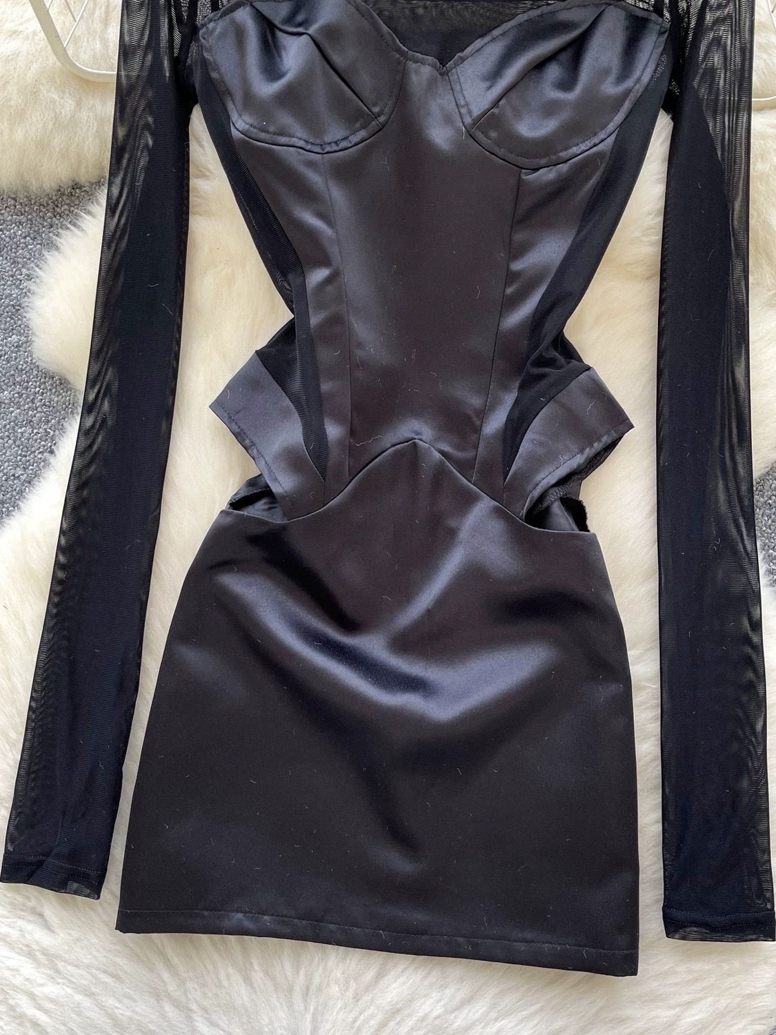 Pulling up leather dress CBC1178 image