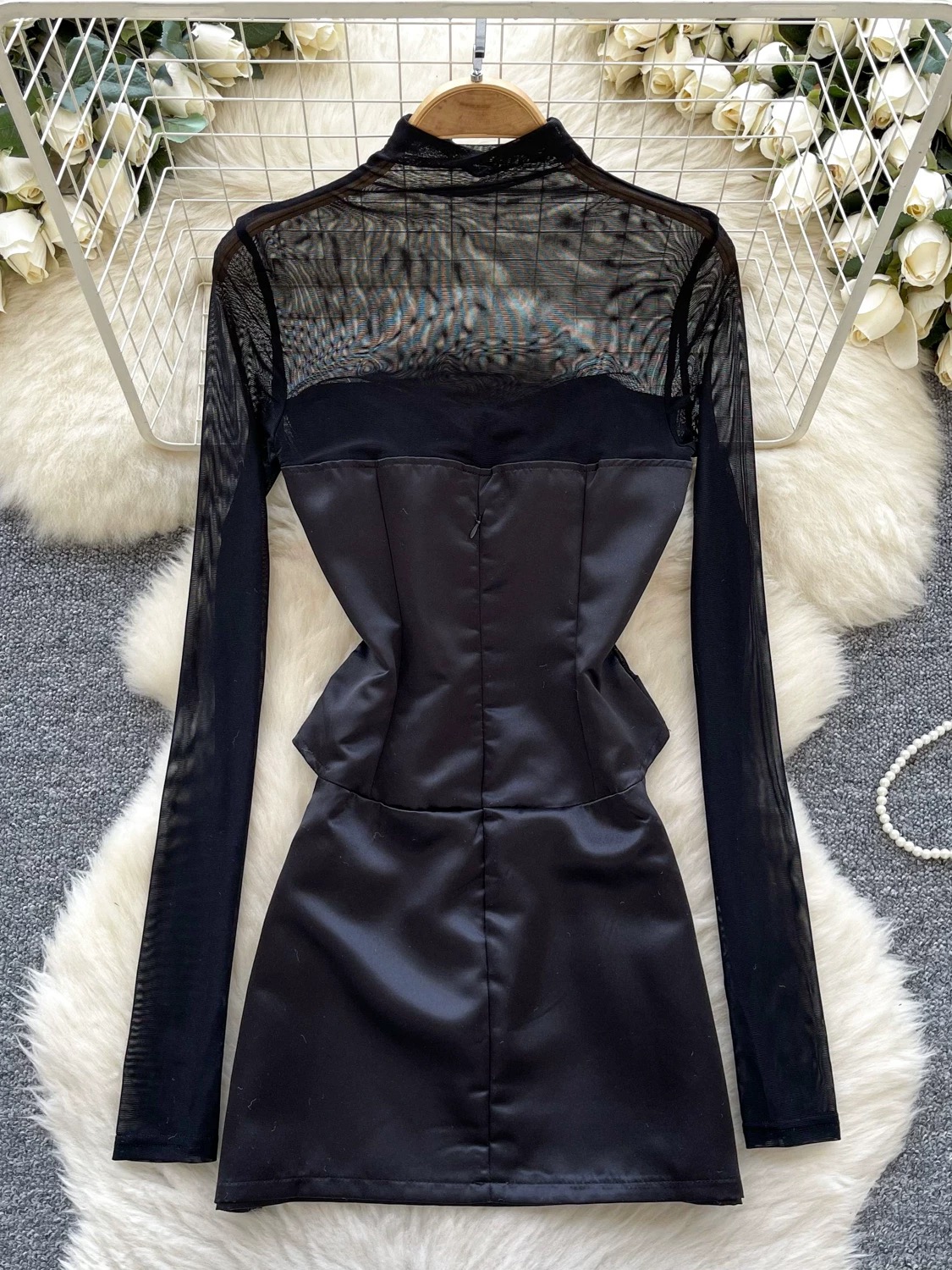 Pulling up leather dress CBC1178 image