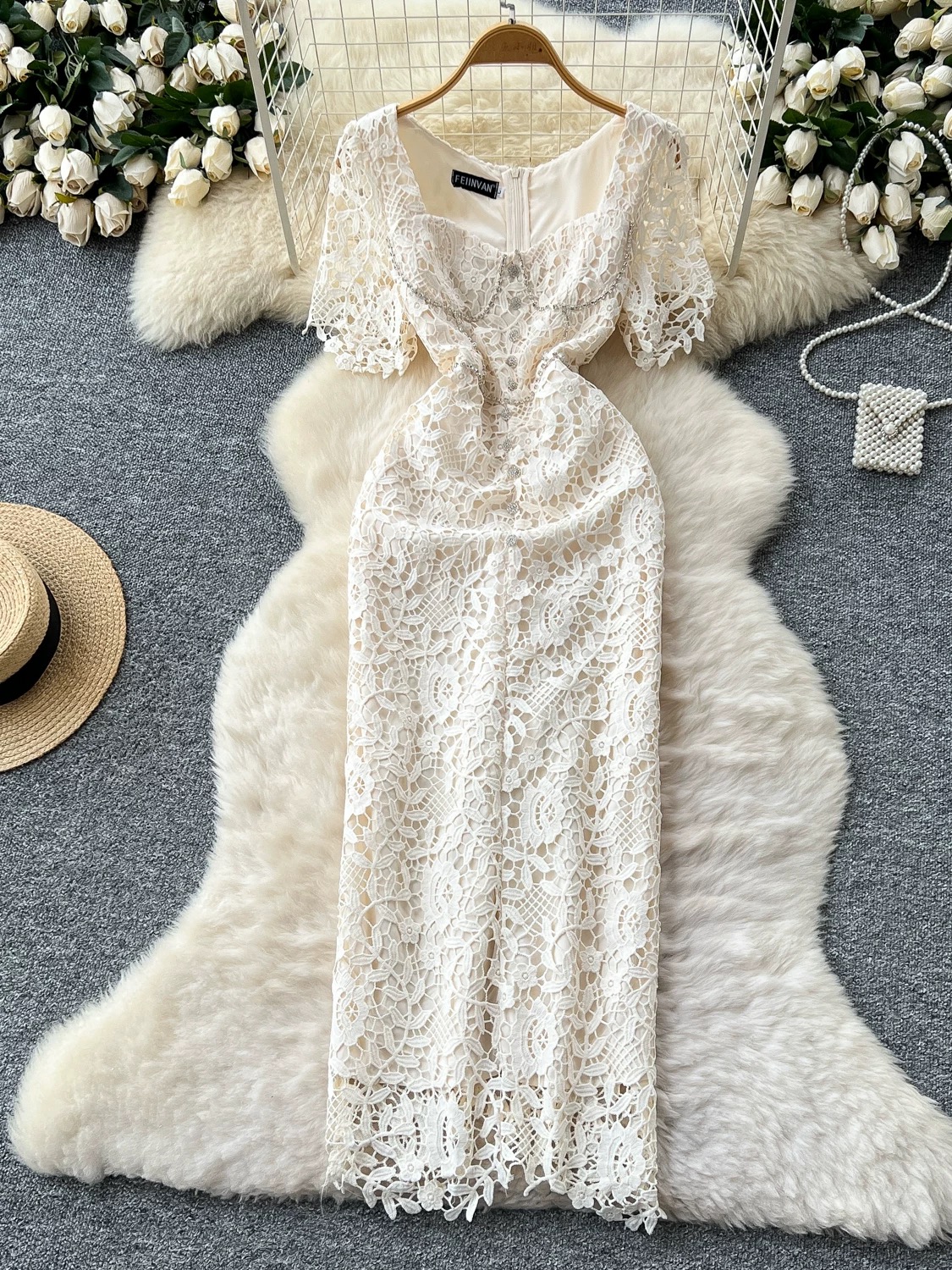 Professional presence lace dress FBC285 image