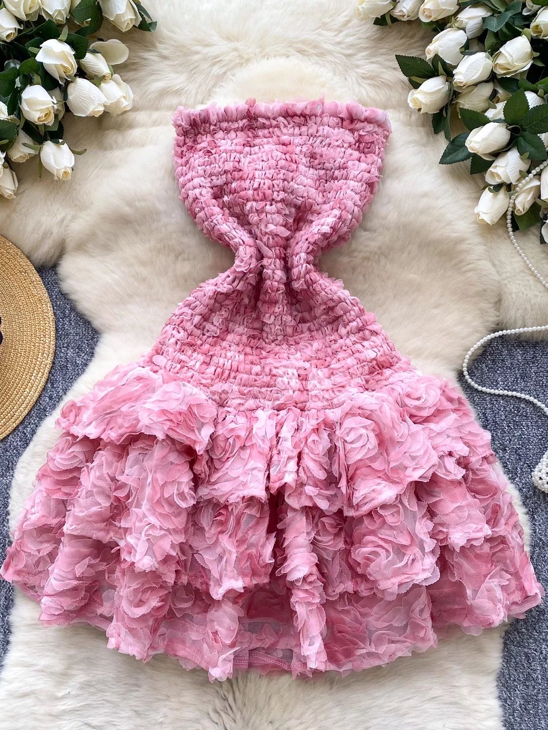 Bad intentions floral dress CD681 image