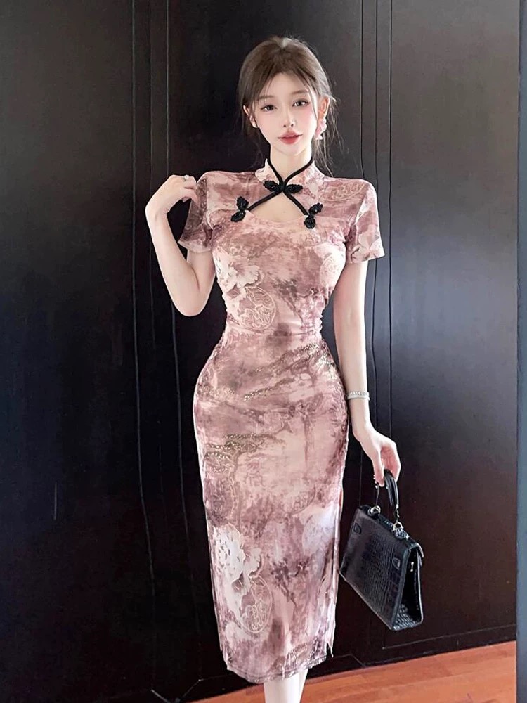 Message received qipao dress Q217 image