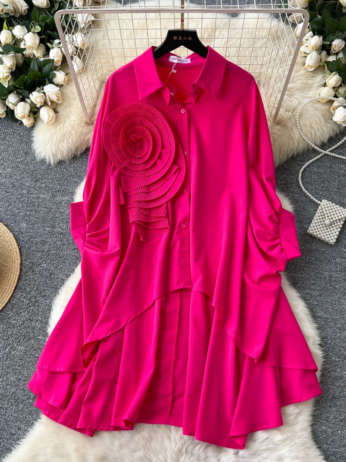 Downtown club shirt dress SD118 image