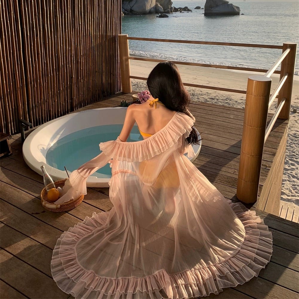 Beach party robe dress CD1296 image