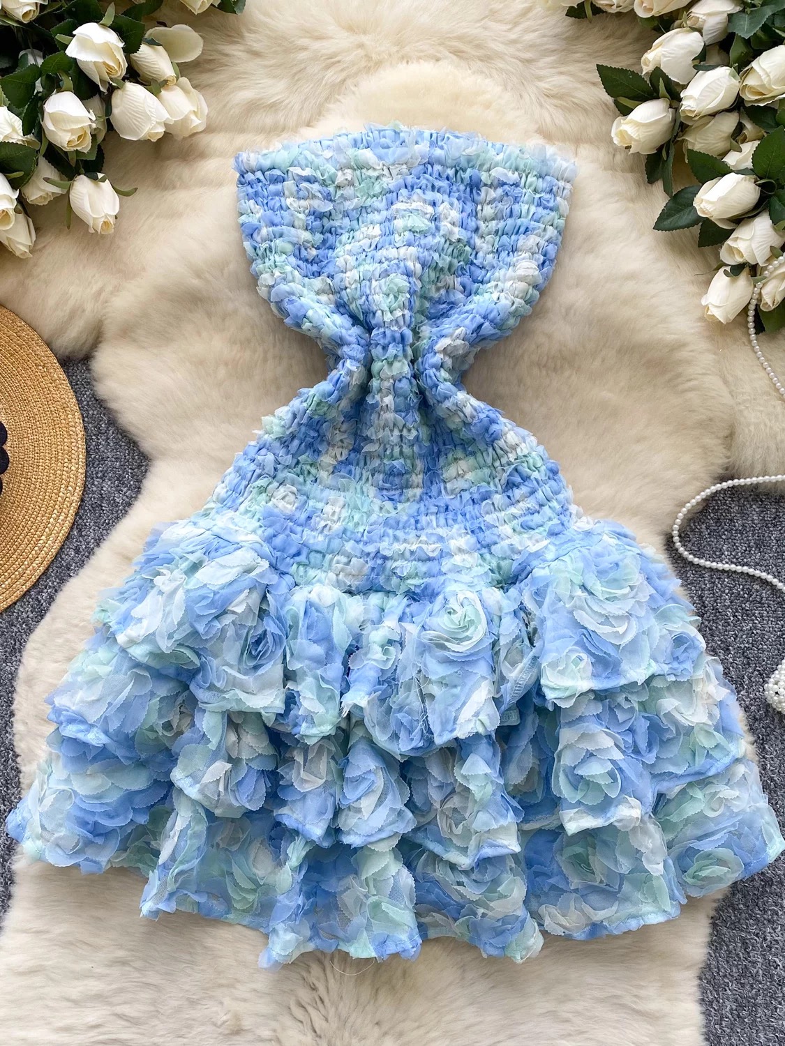 Bad intentions floral dress CD681 image