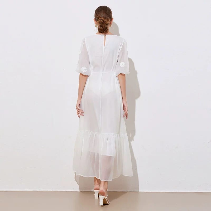 Shopping in Milan floral dress FD553 image