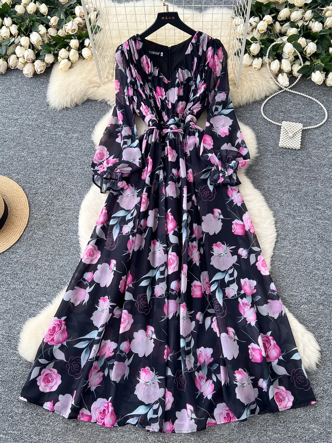 Print this out floral dress FD546 image