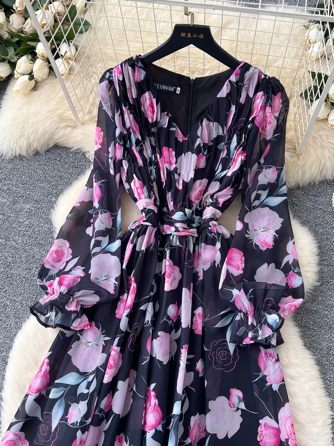 Print this out floral dress FD546 image