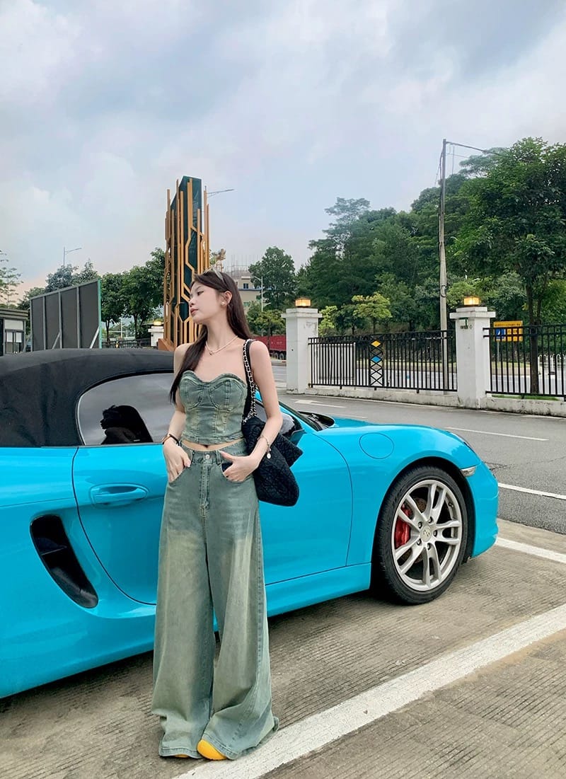 Party lover denim set DTP145 image