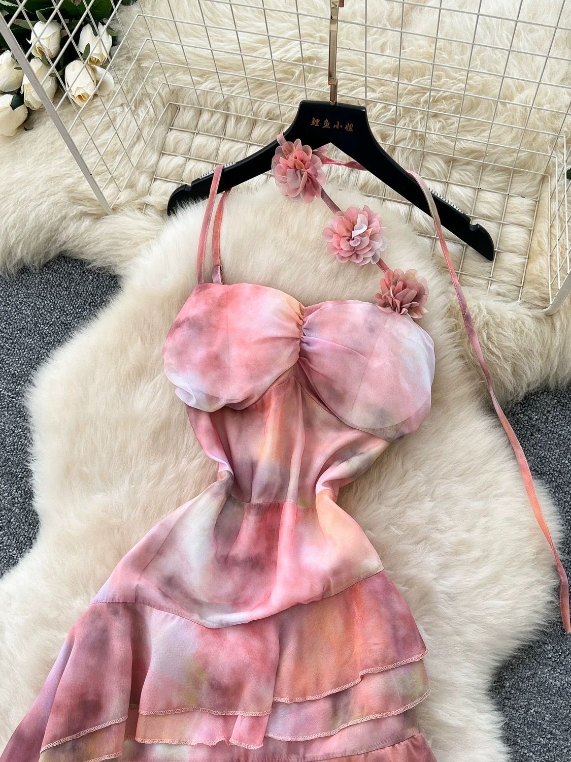 Subtle babe fluffy dress CD683 image