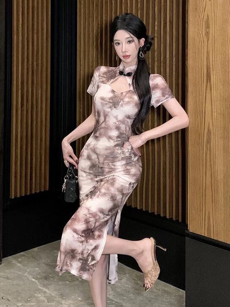 Taking names qipao dress Q209 image