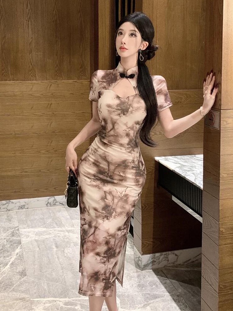 Taking names qipao dress Q209 image