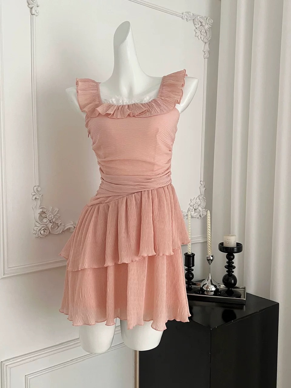 Future love ruffle dress CD345 image