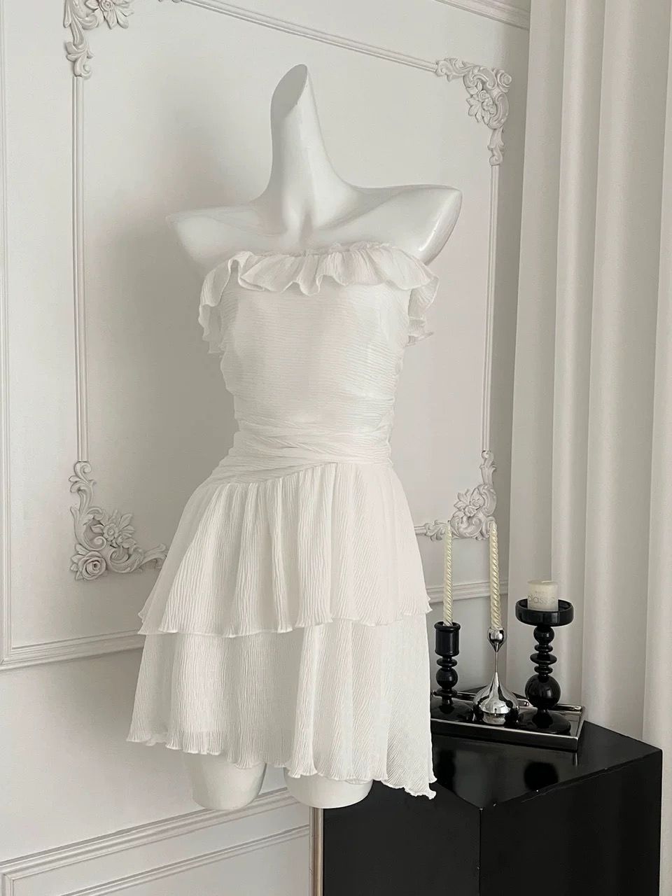 Future love ruffle dress CD345 image