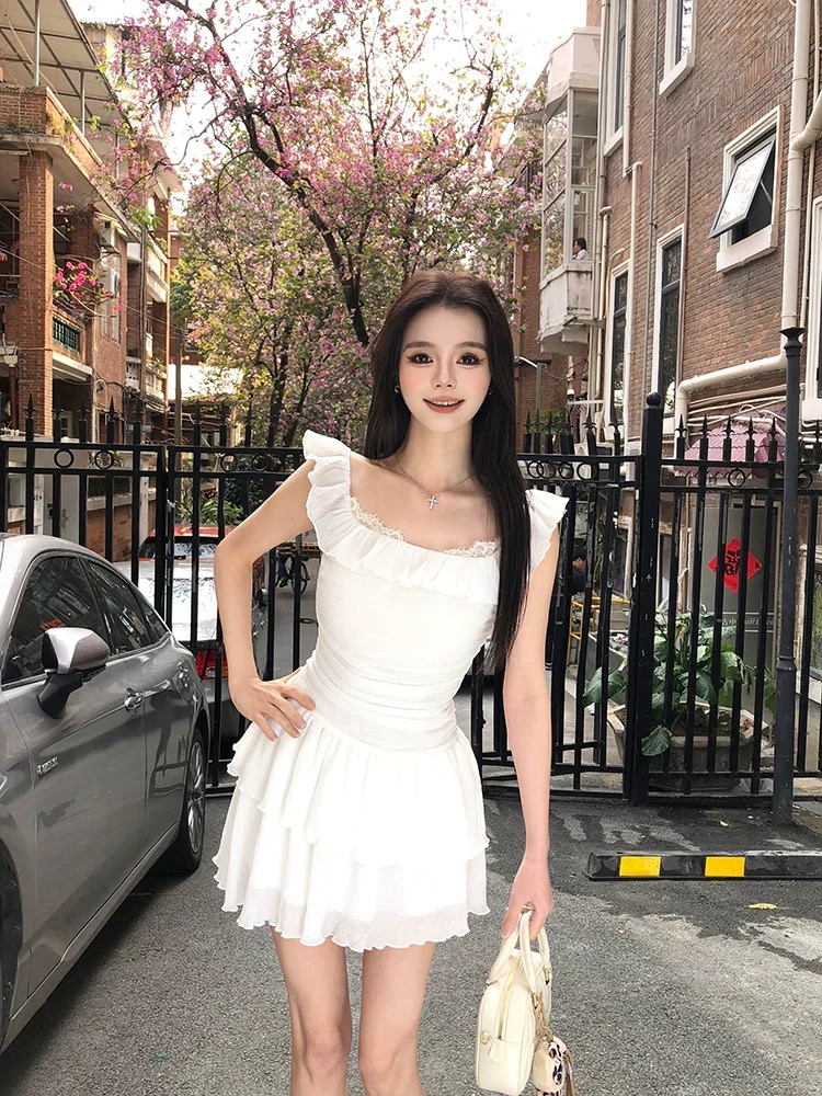 Future love ruffle dress CD345 image