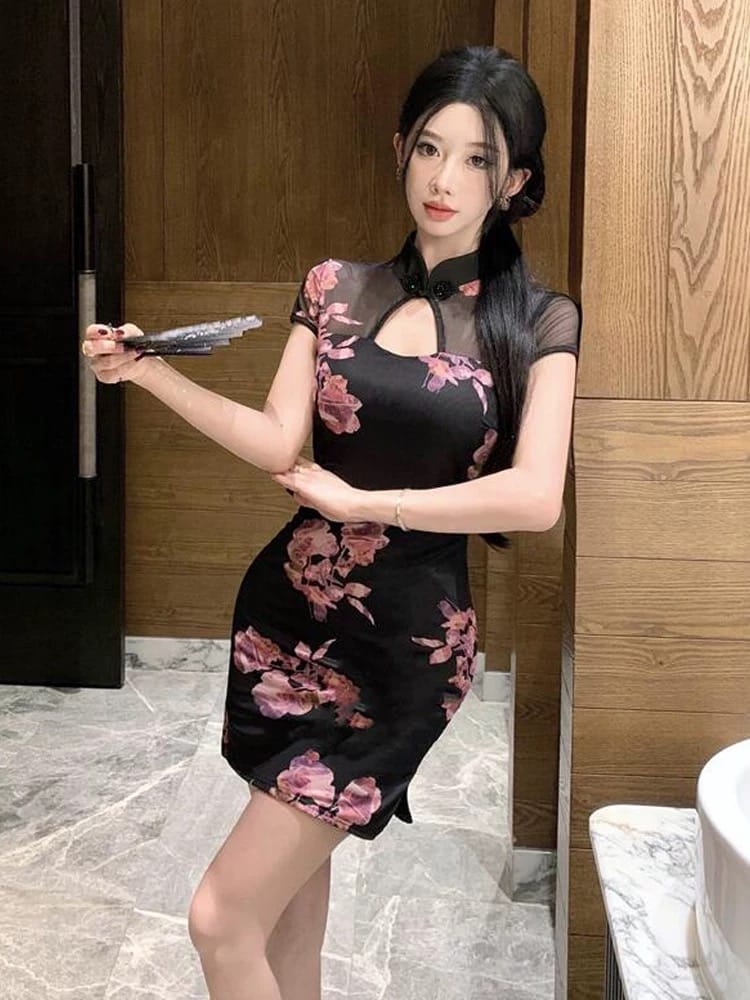 Bottle service qipao dress Q204 image