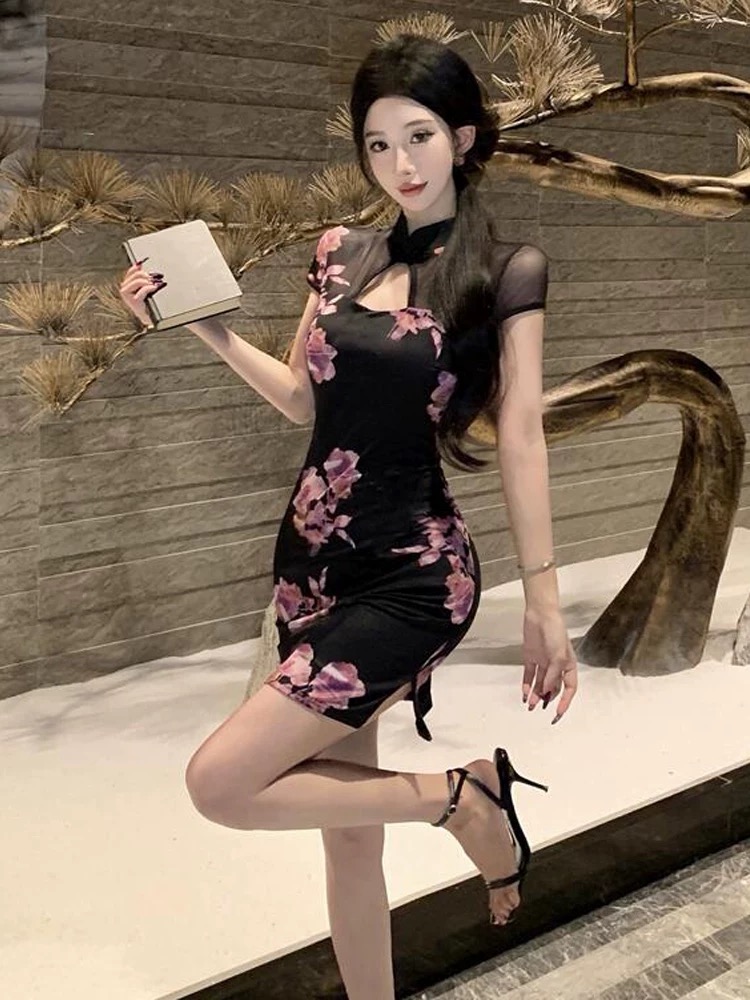 Bottle service qipao dress Q204 image