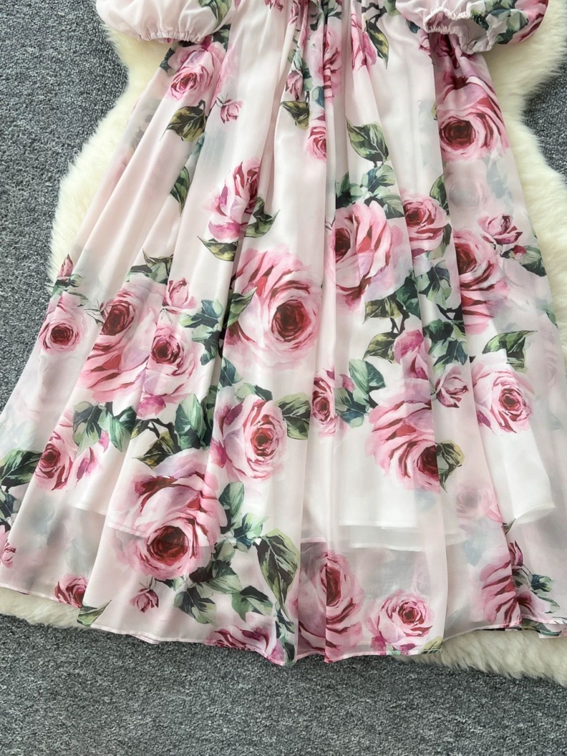 Sabrina cocktail floral dress CD348 image