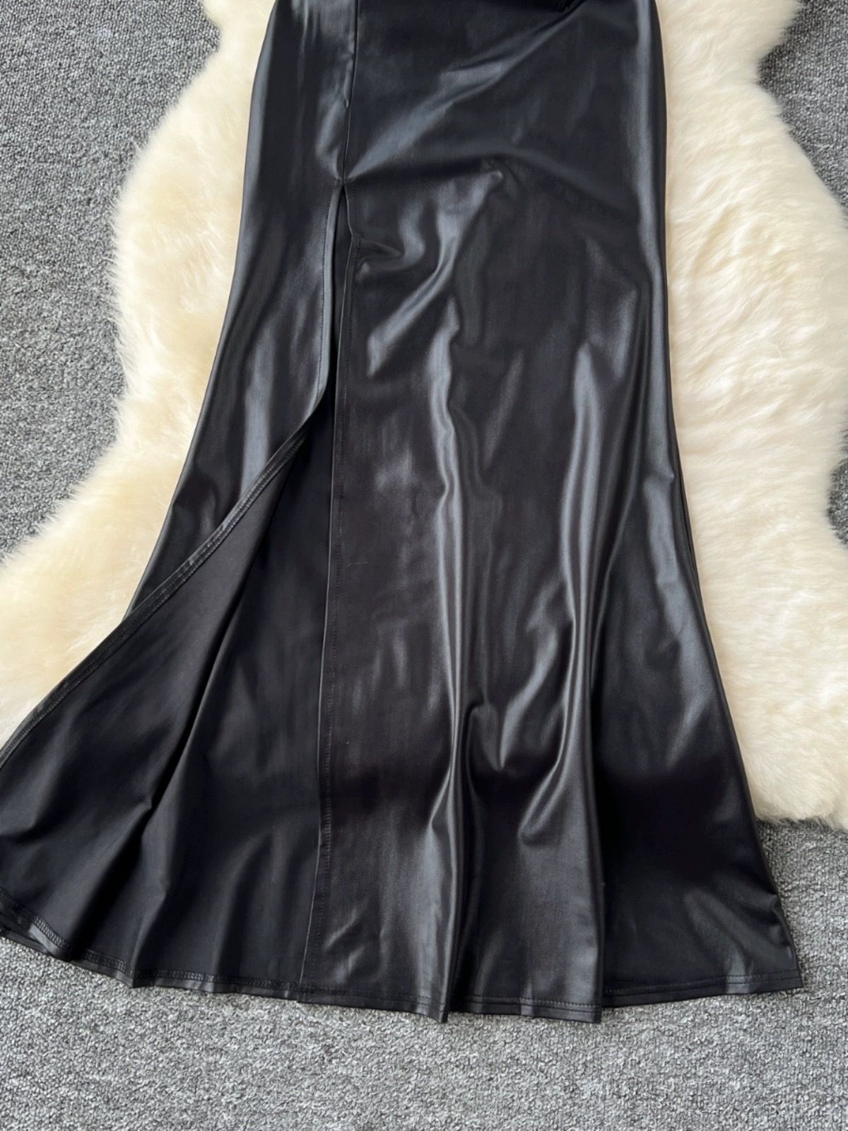 Clear direction leather dress FD957 image