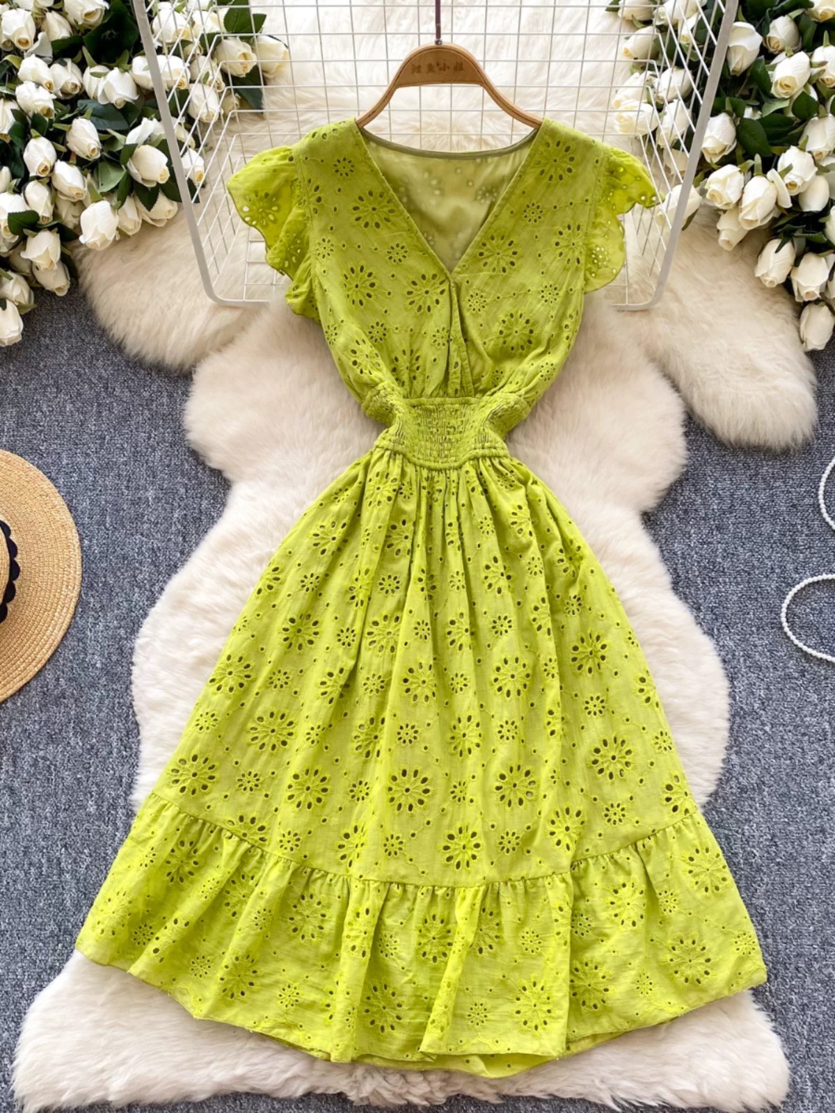 Pretty girl privilege lace dress CD2289 image