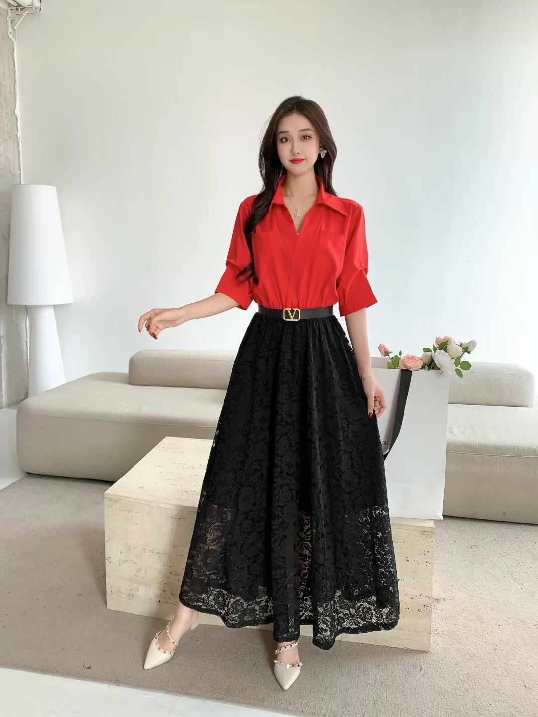 Try your luck lace dress FD1004 image