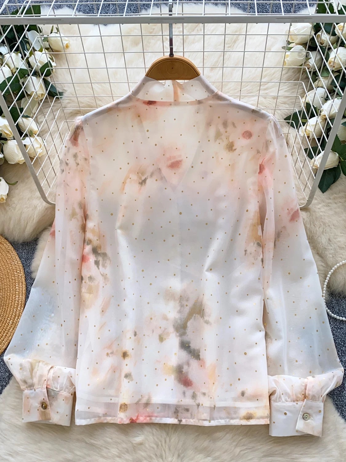 Work crush blouse BE470 image