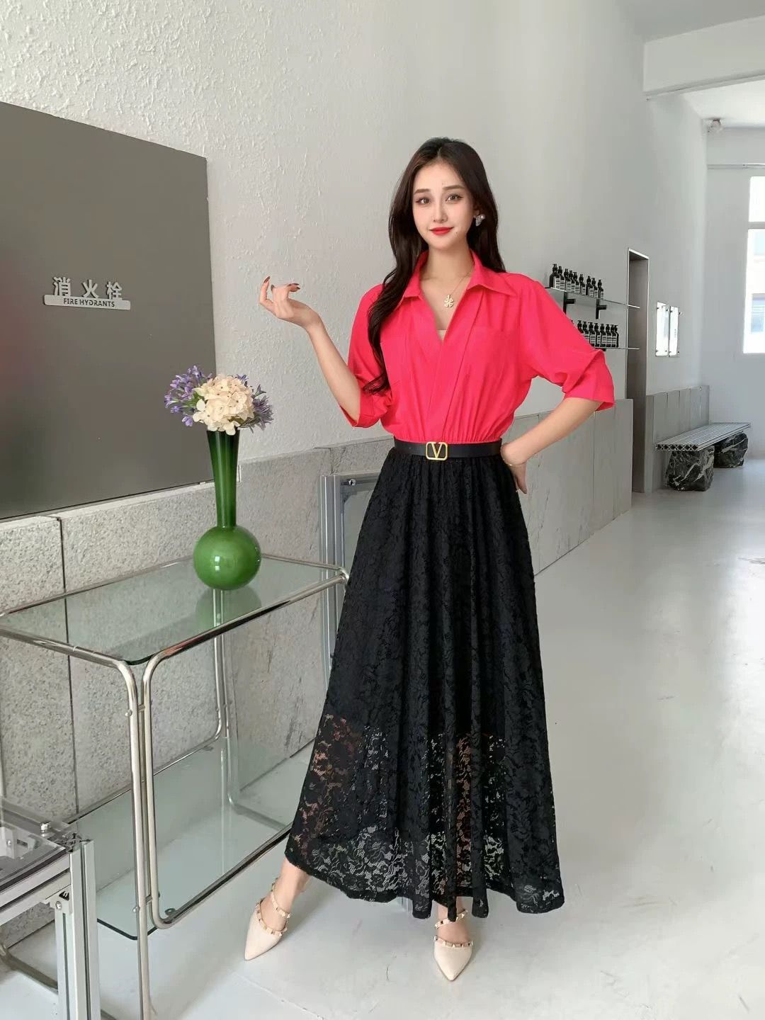 Try your luck lace dress FD1004 image