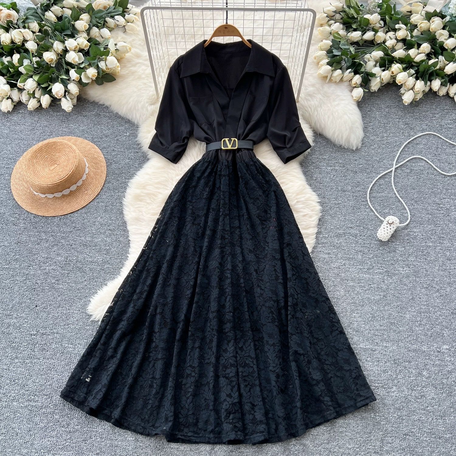 Try your luck lace dress FD1004 image