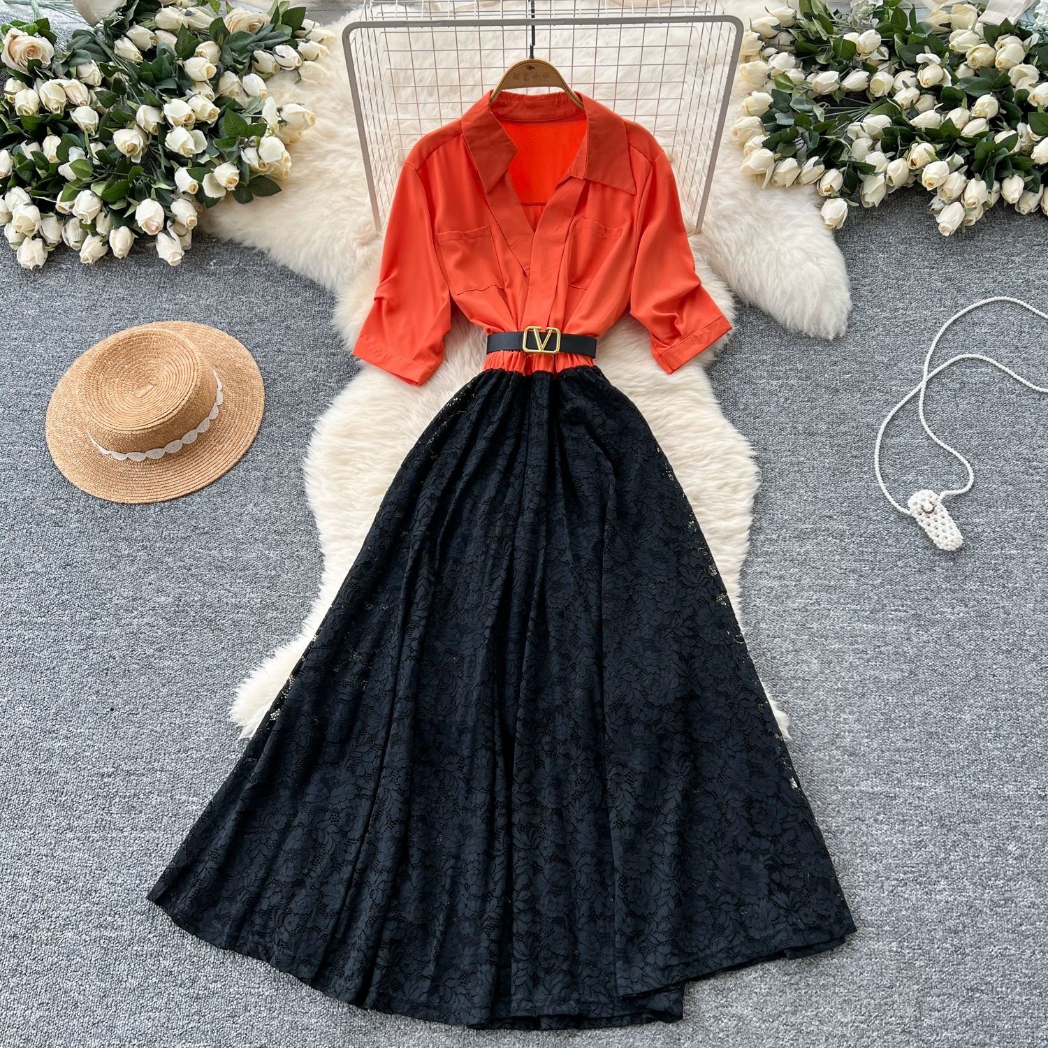 Try your luck lace dress FD1004 image