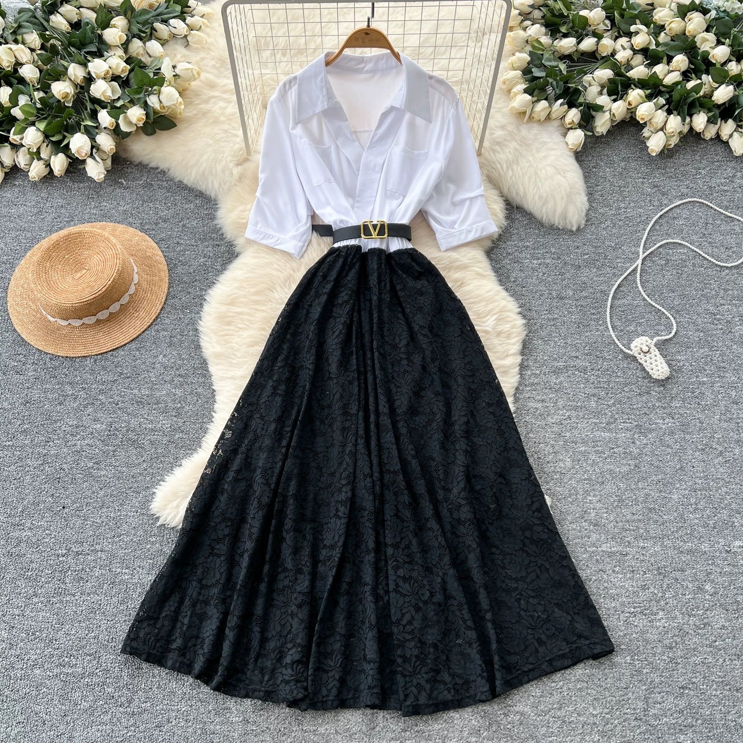 Try your luck lace dress FD1004 image