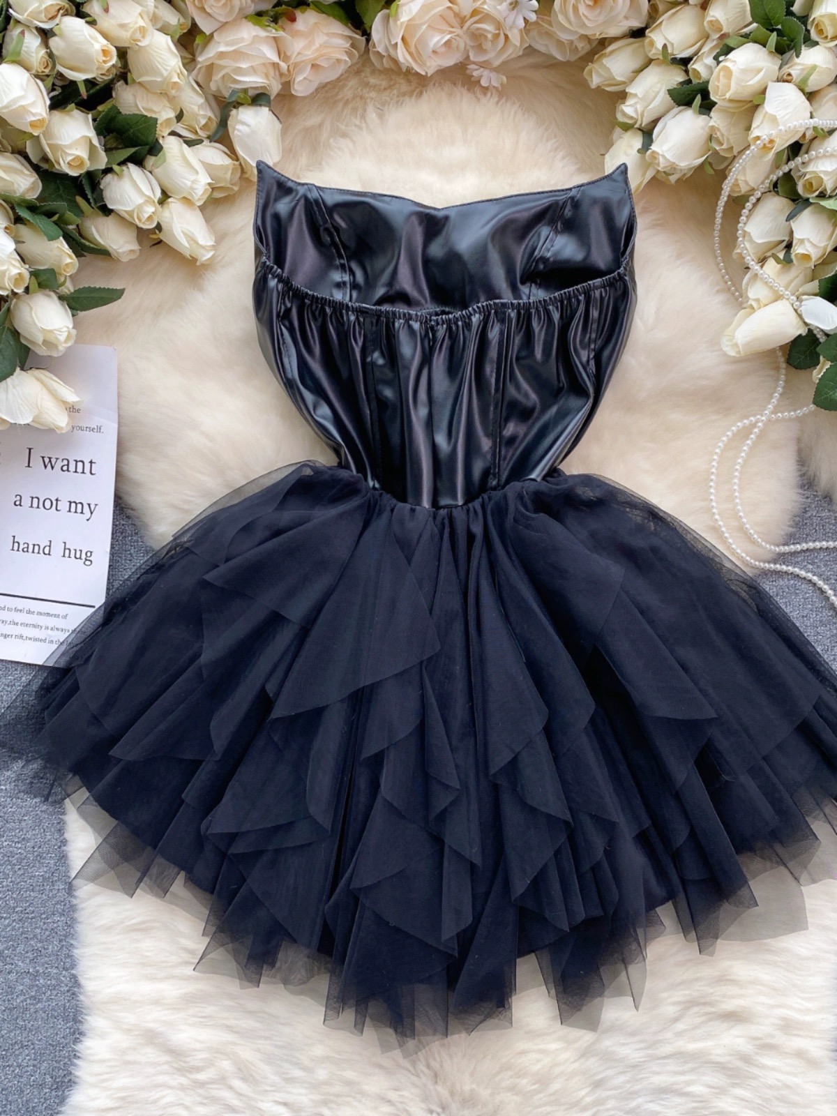 Moon goddess leather dress FD654 image